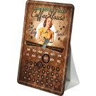 Calendar "Coffee House" 10/14cm