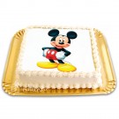 Tort cu poza Mickey Mouse